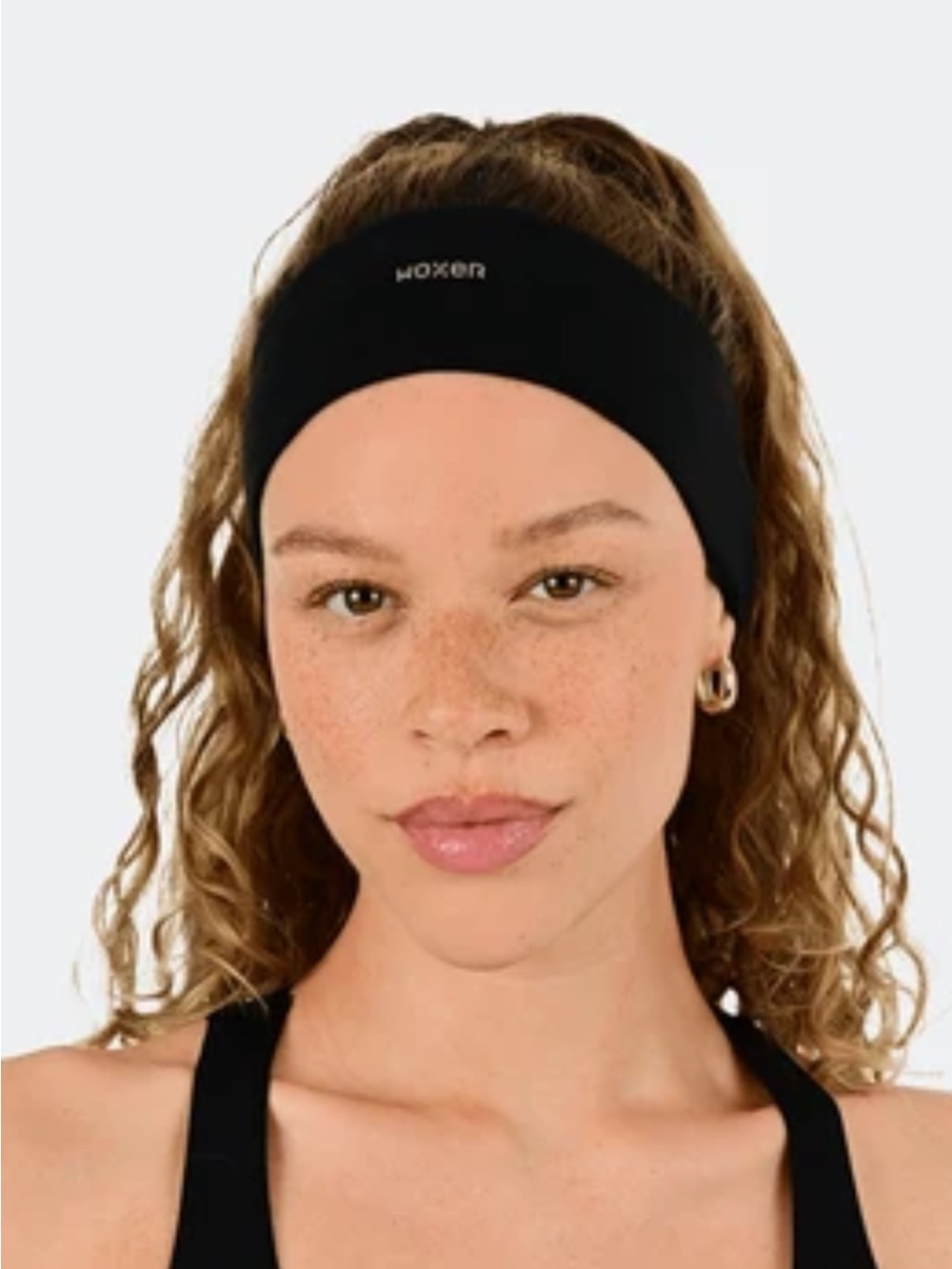Woxer Black Wide Stretch Sweat-Ready Headband